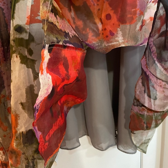 An Edme & Esyllte by Anthropologie, watercolour skirt - Picture 2 of 5